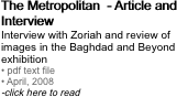The Metropolitan  - Article