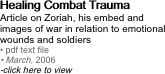 Healing Combat Trauma