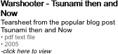 Warshooter - Tsunami then and